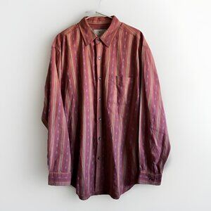 The Territory Ahead Men’s XL‎ Southwestern Aztec Stripe Button-Up Shirt Cotton